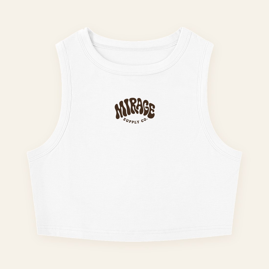 Tide Pool Crop Tank — front